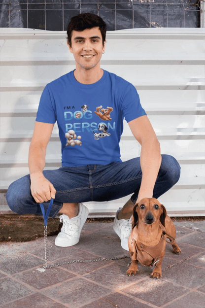 🐶 I'm a Dog Person 🐾 Unisex Jersey Tee ❤️ Show your paw-sitivity! - Whippie's