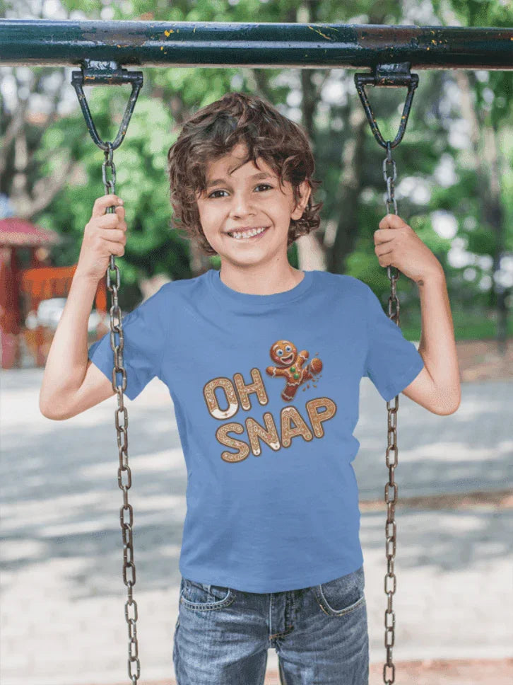 🍪 Oh Snap! 🍪 Youth Midweight Tee - Gingerbread Man Sweet Mishap! - Whippie's