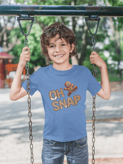 🍪 Oh Snap! 🍪 Youth Midweight Tee - Gingerbread Man Sweet Mishap! - Whippie's