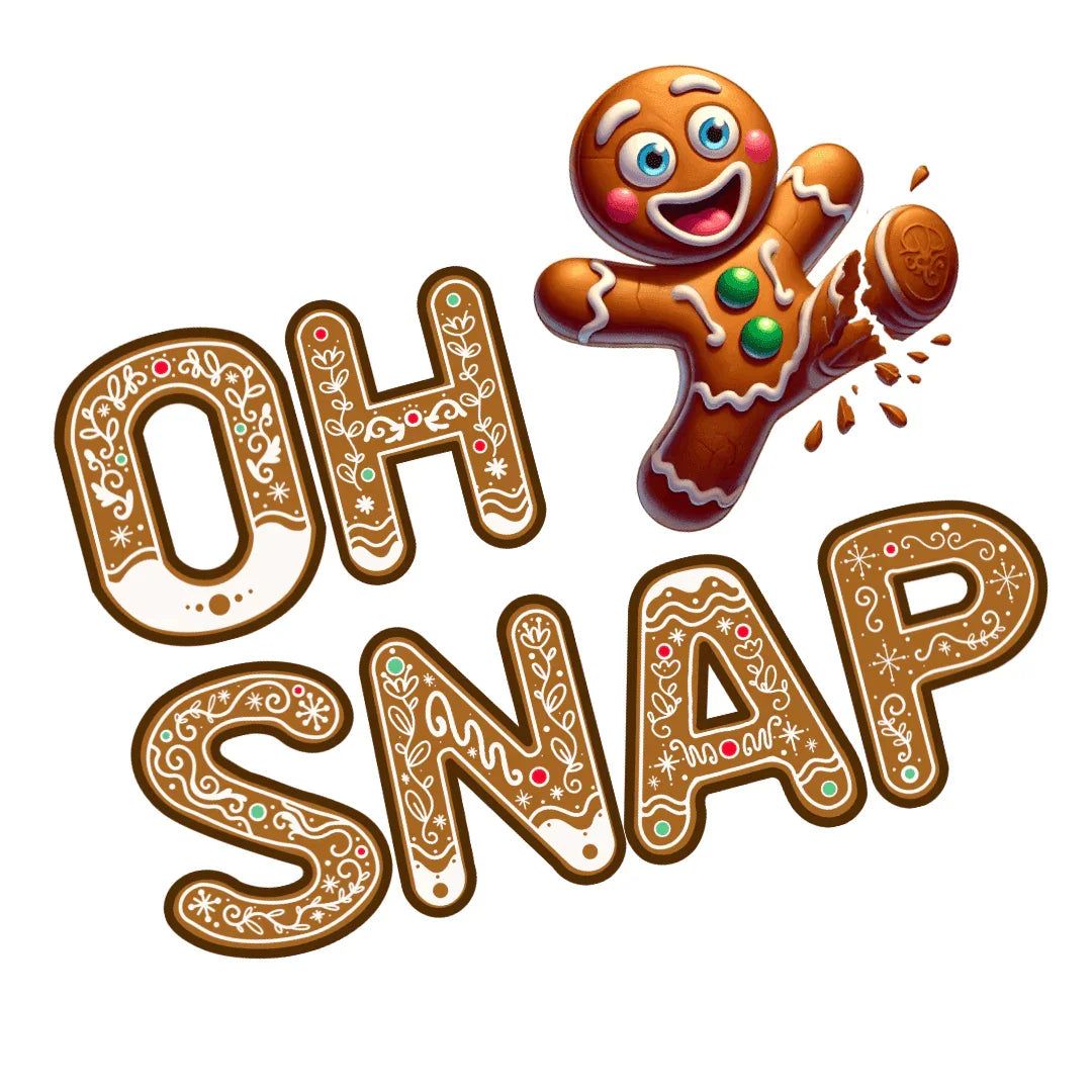 🍪 Oh Snap! 🍪 Youth Midweight Tee - Gingerbread Man Sweet Mishap! - Whippie's