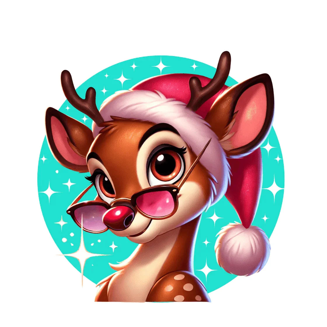 😎 Reindeer Cool 😎 Kids Softstyle Tee ✨ Stay cool this Christmas! - Whippie's