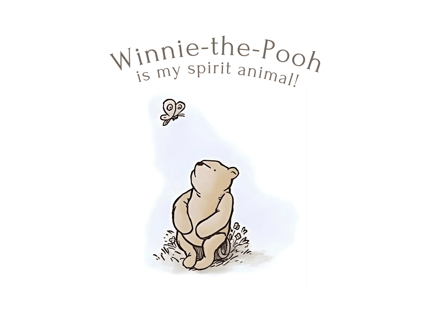 Winnie the Pooh is My Spirit Animal - Women's Softstyle Tee - Whippie's