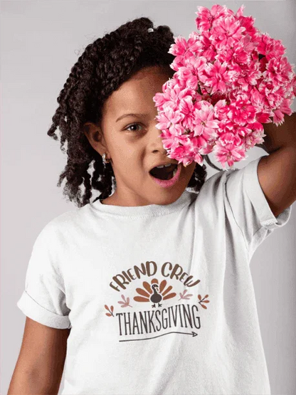 Thanksgiving Friend Crew - Kids Softstyle Tee - Whippie's