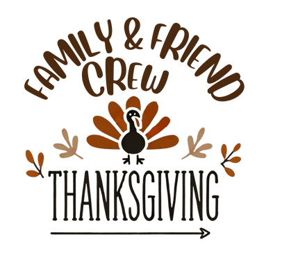 Thanksgiving Family & Friend Crew - Kids Softstyle Tee - Whippie's