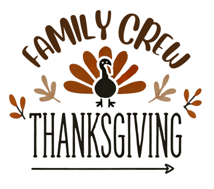 Thanksgiving Family Crew - Kids Softstyle Tee - Whippie's