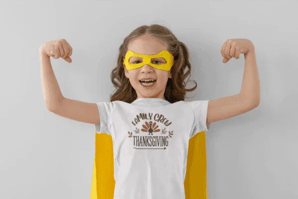 Thanksgiving Family Crew - Kids Softstyle Tee - Whippie's