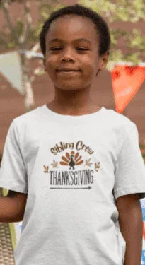 Thanksgiving Sibling Crew - Kids Softstyle Tee - Whippie's