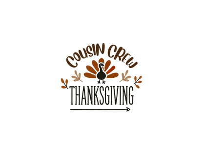Thanksgiving Cousin Crew - Gobble 'Til You Wobble with Your Favorite Cousins! 🦃🍁 Unisex T-Shirt - Whippie's