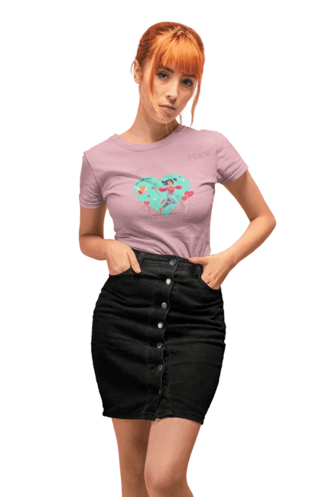 💖 Not Today Cupid! 💘 Women's Boyfriend Tee ✨ Love on your own terms! - Whippie's