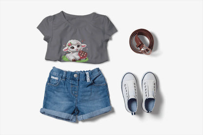 💖 I Only Have Eyes for Ewe! 🐑 Kids Tee ✨ Spread the love this Valentine's Day! - Whippie's