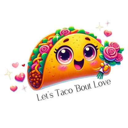 🌮 Let's Taco 'Bout Love 💖 Unisex Jersey Tee ✨ Spread the love this Valentine's Day! - Whippie's