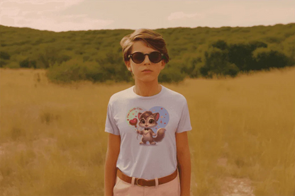 💙 Purr-fectly Cute😻 Kids Softstyle Tee ✨ Dapper style for your little man! - Whippie's