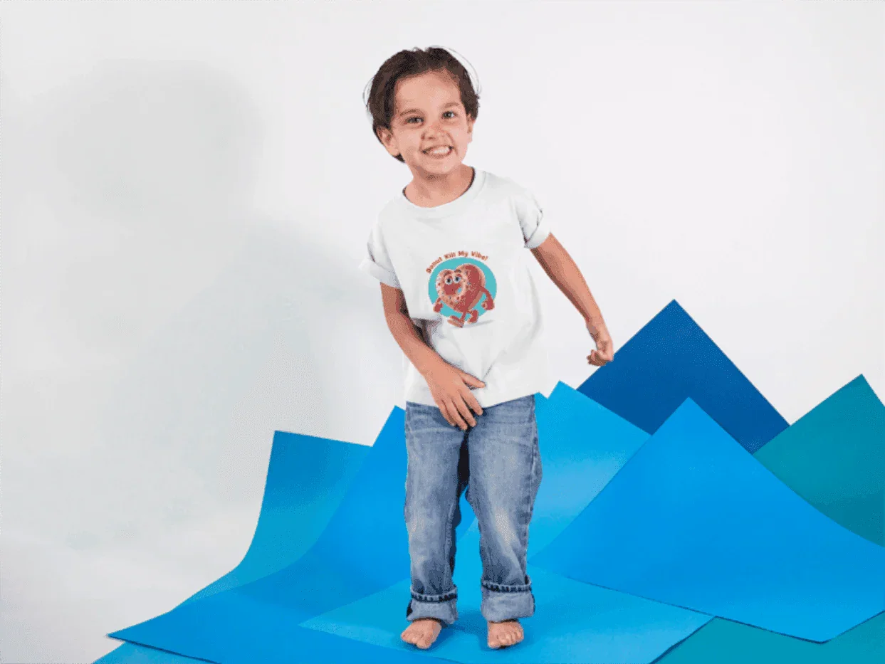💖 Donut Kill My Vibe! 🍩 Kids Softstyle Tee ✨ Spread the sweet vibes this Valentine's Day! - Whippie's
