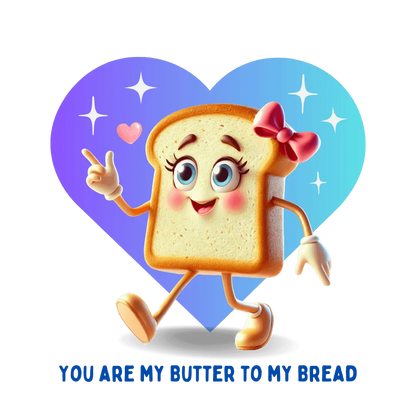 🍞 You're the Butter to My Bread! 🧈 Unisex Jersey Tee ✨ The perfect match! - Personalizable - Whippie's