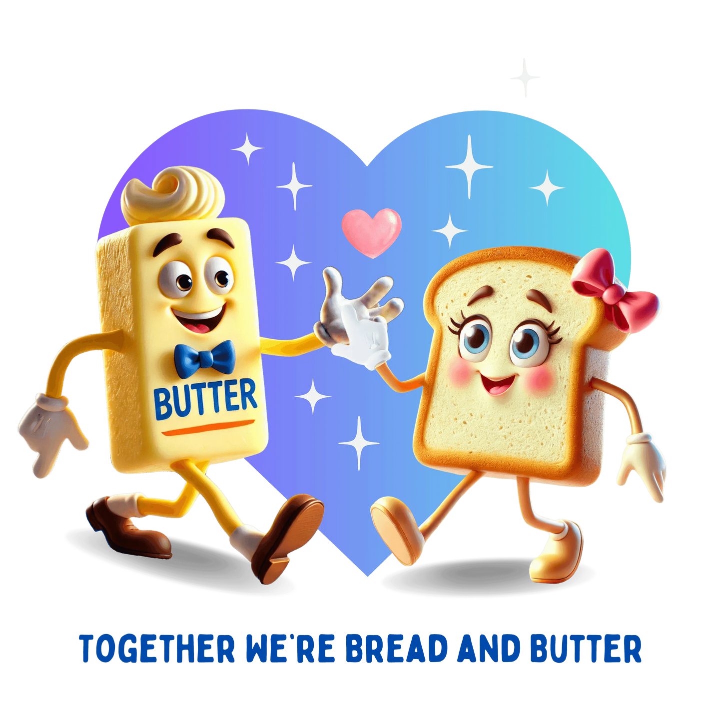 🍞 You're the Butter to My Bread! 🧈 Unisex Jersey Tee ✨ The perfect match! - Personalizable - Whippie's