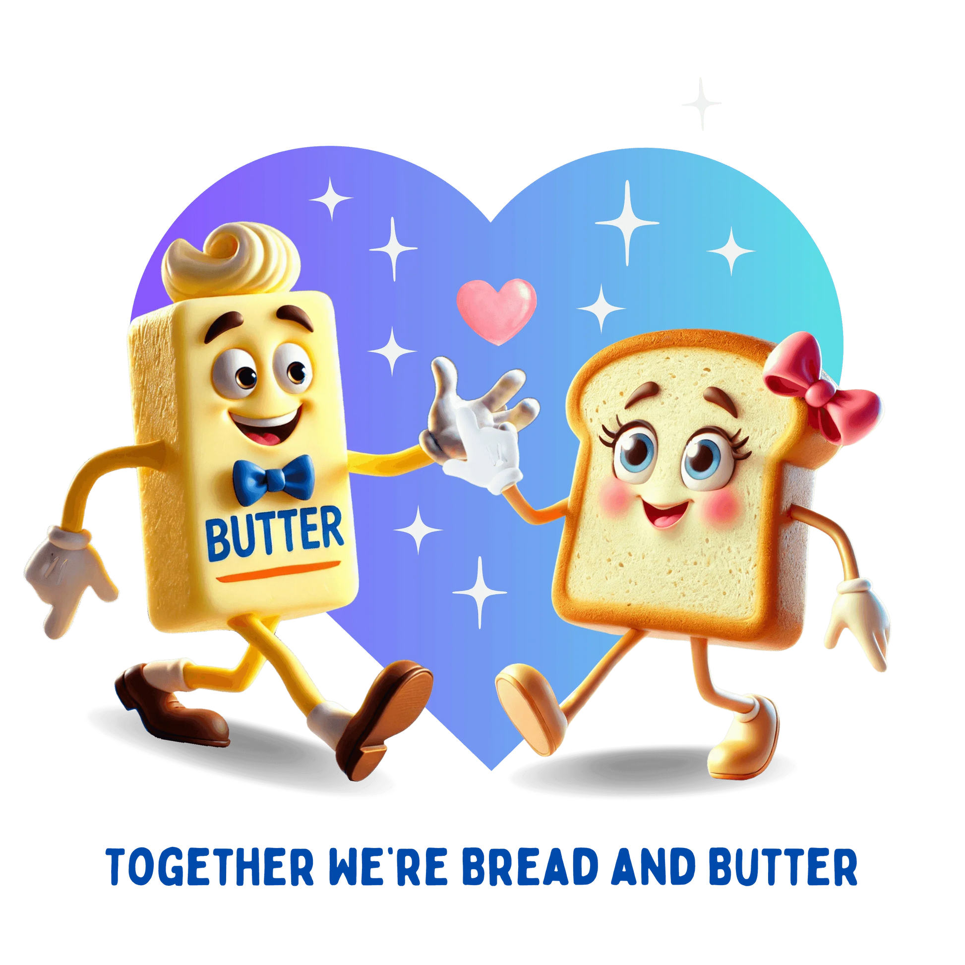 🍞 You're the Butter to My Bread! 🧈 Unisex Jersey Tee ✨ The perfect match! - Personalizable - Whippie's