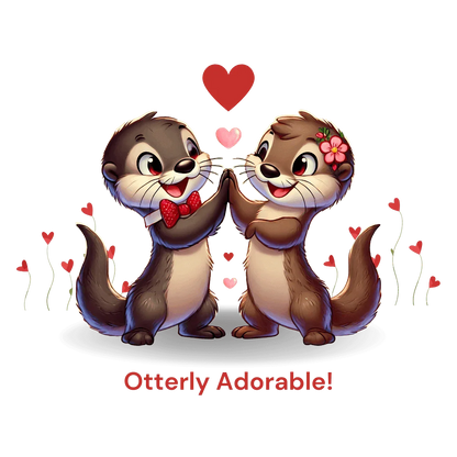 Otterly Adorable! Youth Crewneck Sweatshirt - Cute and Cozy 💖🦦 - Whippie's