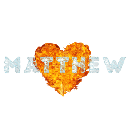 Fire & Ice Name Youth Softstyle T-Shirt - A Fiery and Cool Combo 🔥❄️ - Personalizable - Whippie's