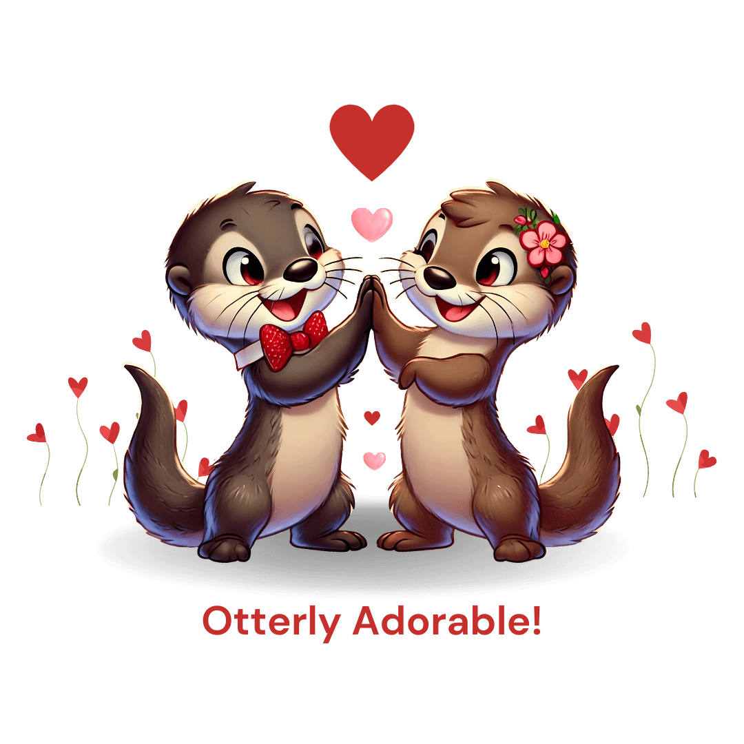 Otterly Adorable Toddler T-Shirt - Cuteness Overload! 💖🦦 - Whippie's