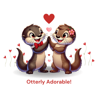 Otterly Adorable Toddler T-Shirt - Cuteness Overload! 💖🦦 - Whippie's