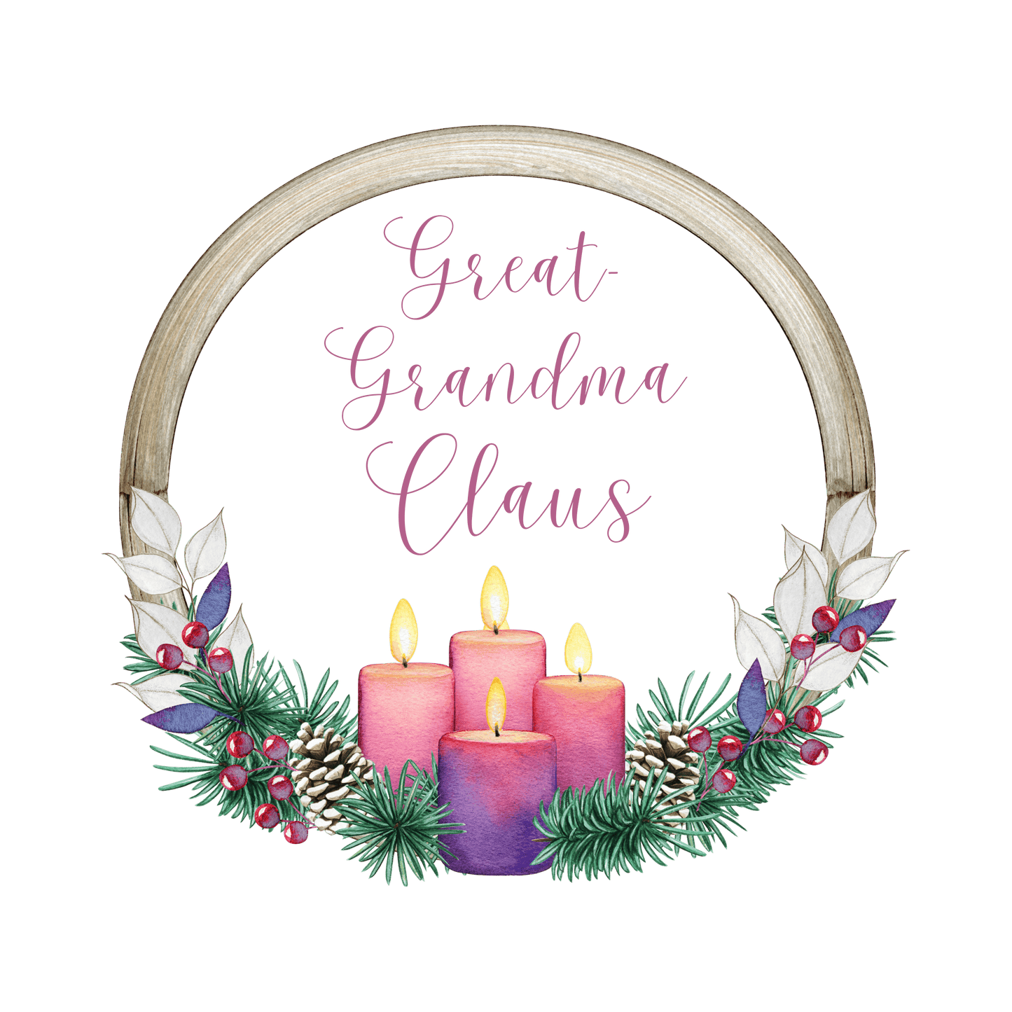 🕯️ Great Grandma Claus 👵🏼✨🎄 - Women's Softstyle Tee - Whippie's