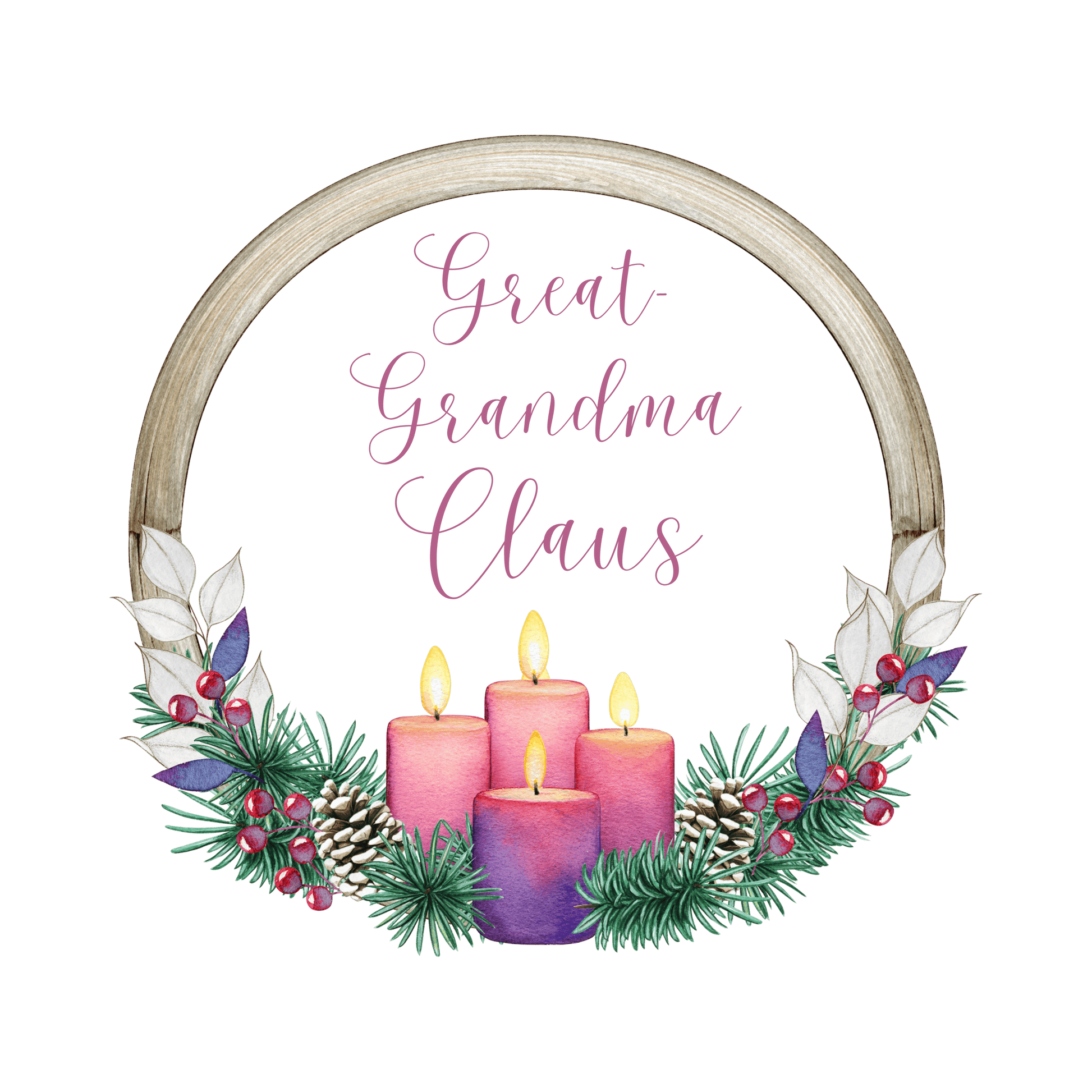 🕯️ Great Grandma Claus 👵🏼✨🎄 - Women's Softstyle Tee - Whippie's