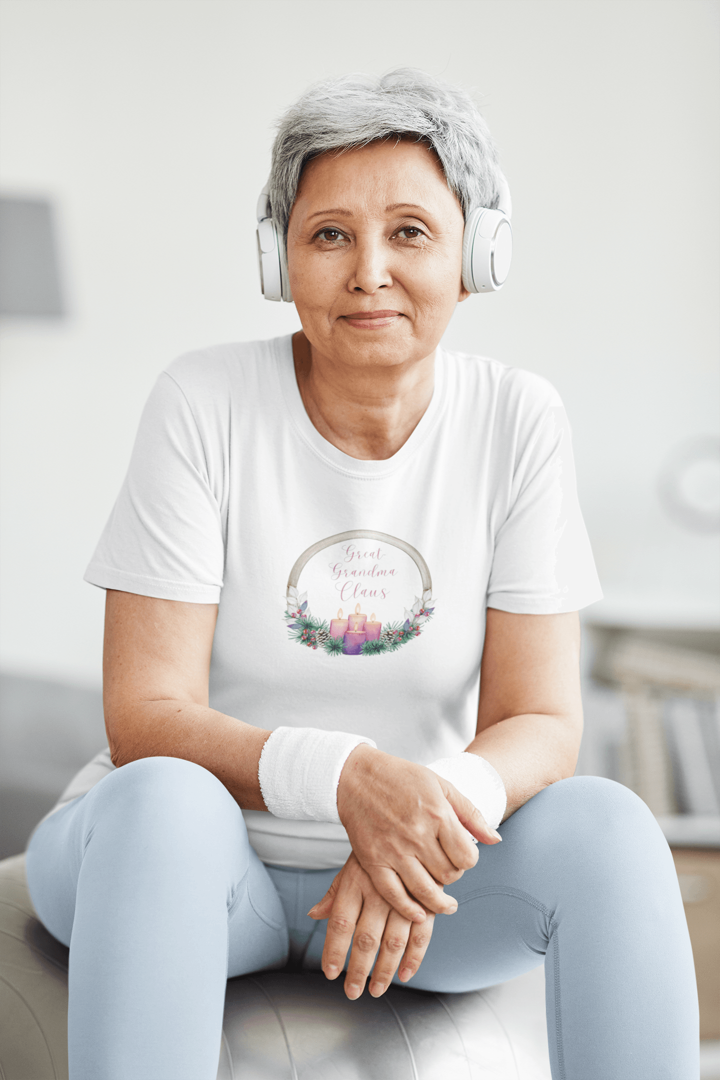 🕯️ Great Grandma Claus 👵🏼✨🎄 - Women's Softstyle Tee - Whippie's