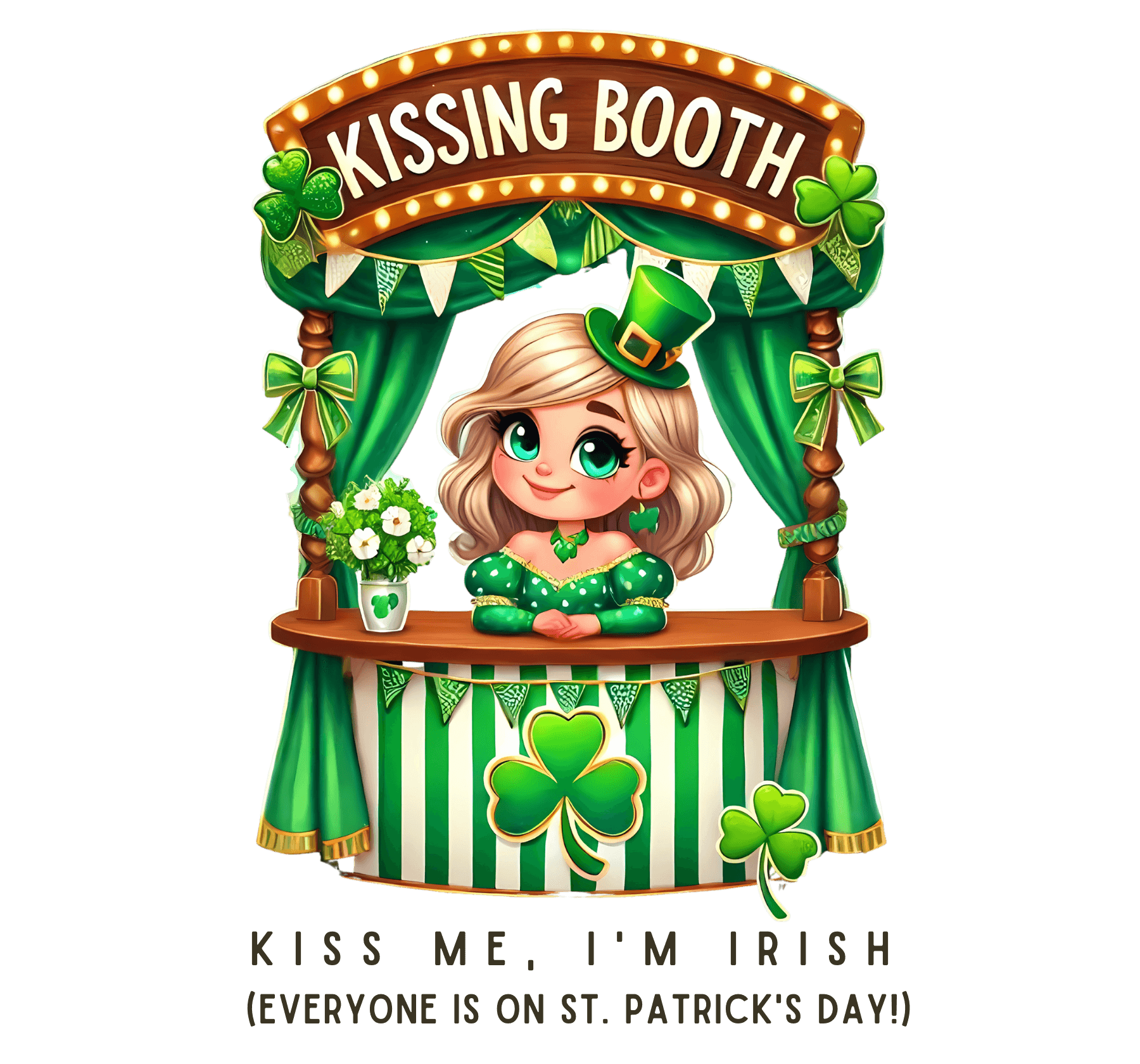 Kiss Me, I'm Irish - Everyone Is on St. Patrick's Day! 💋🍀 Unisex Ultra Cotton Long Sleeve Tee - Whippie's