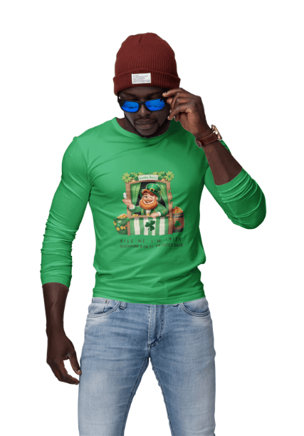 Kiss Me, I'm Irish - Everyone Is on St. Patrick's Day! 💋🍀 Irish Man - Unisex Ultra Cotton Long Sleeve Tee - Whippie's