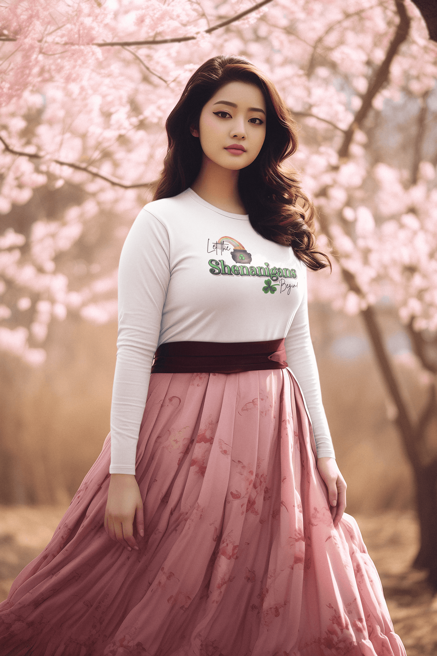 Let the Shenanigans Begin Long Sleeve Tee - Happy St. Patrick's Day! 🌈🍀 - Whippie's