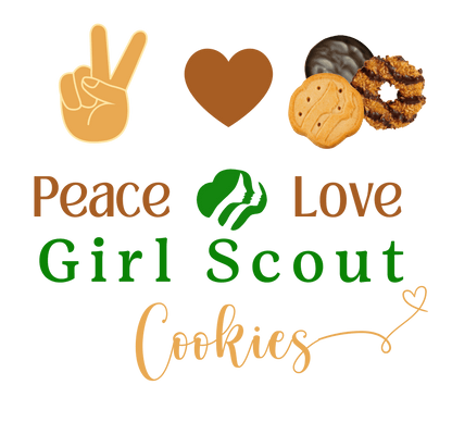 Peace, Love & Cookies Youth Tee - Spread the Love (and Cookies)! ✌️💖🍪 - Whippie's