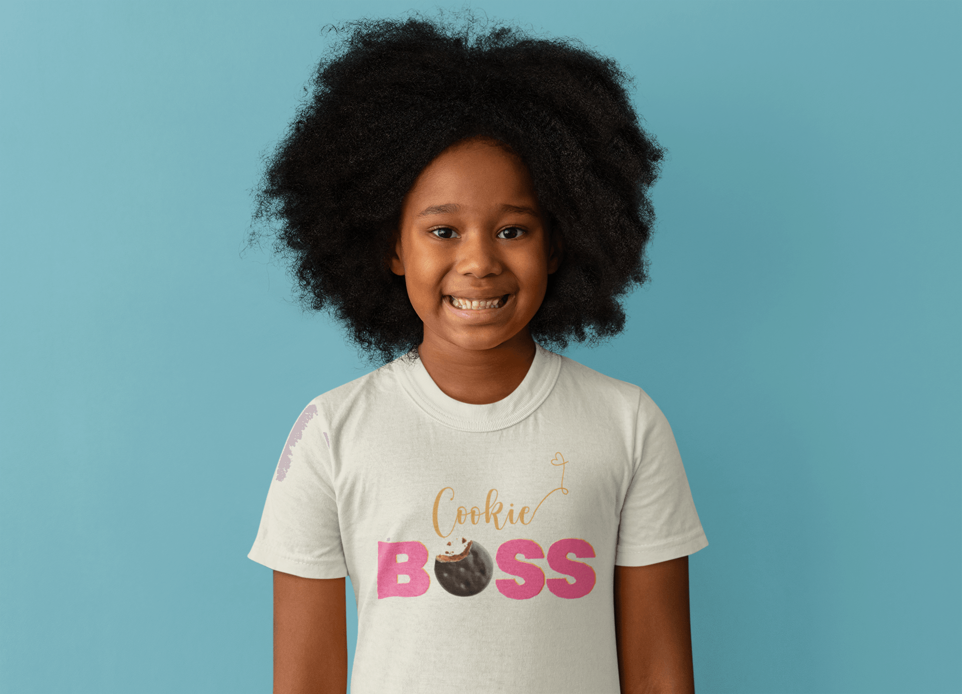 Cookie B🍪SS Youth Tee - Sweetest Job Ever! 🍪👑 - Whippie's