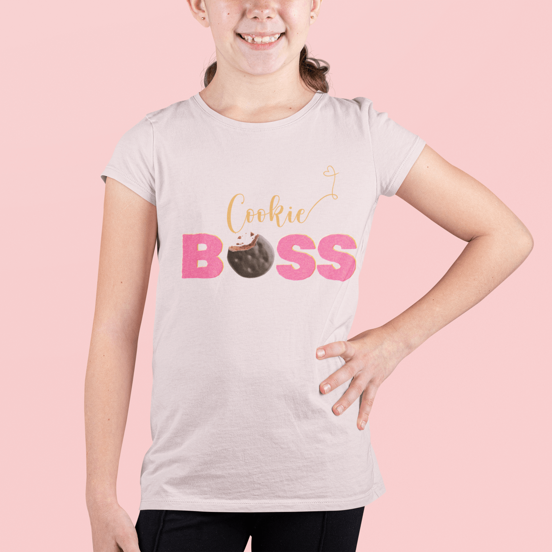 Cookie B🍪SS Youth Tee - Sweetest Job Ever! 🍪👑 - Whippie's