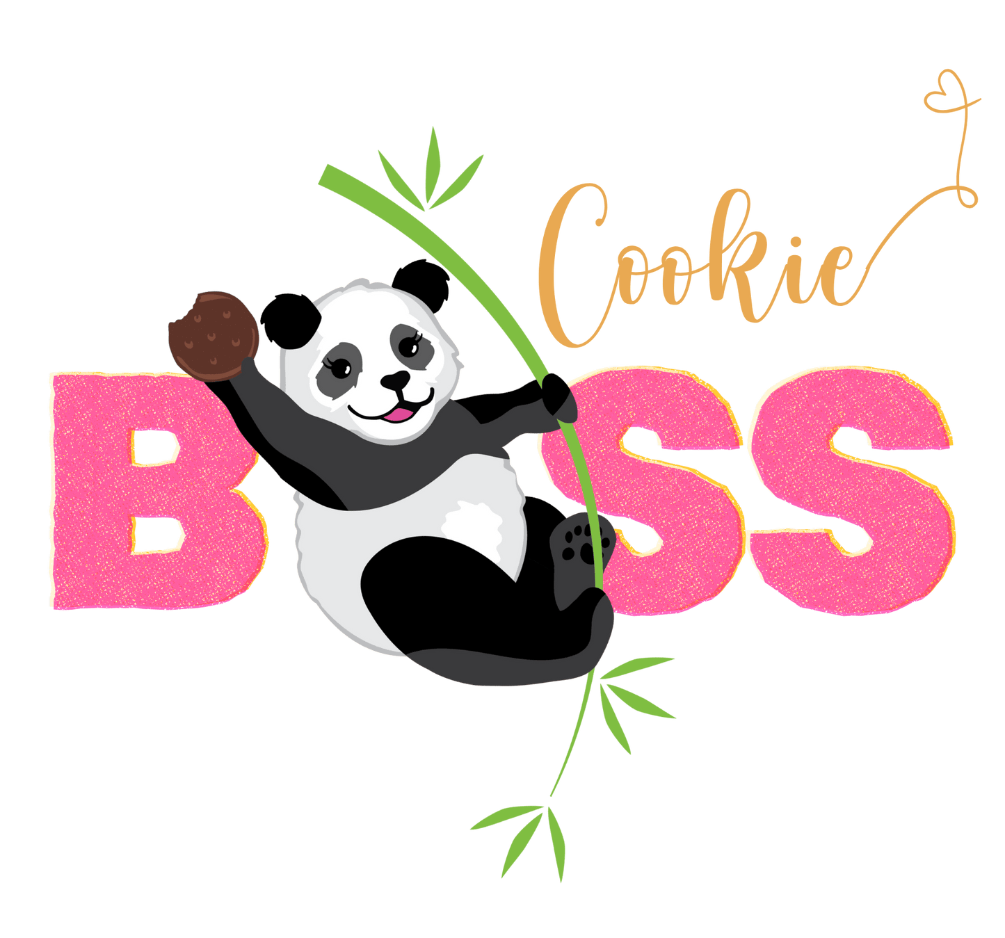 Cookie Boss Youth Tee - Panda-monium at the Cookie Booth! 🍪👑🐼 - Whippie's