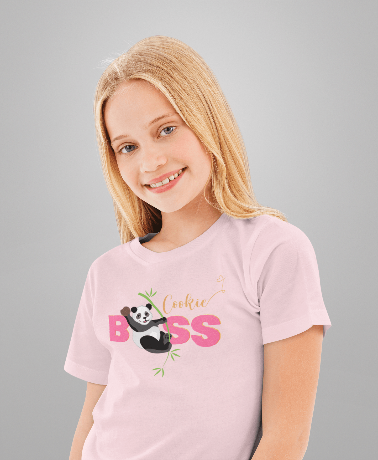 Cookie Boss Youth Tee - Panda-monium at the Cookie Booth! 🍪👑🐼 - Whippie's