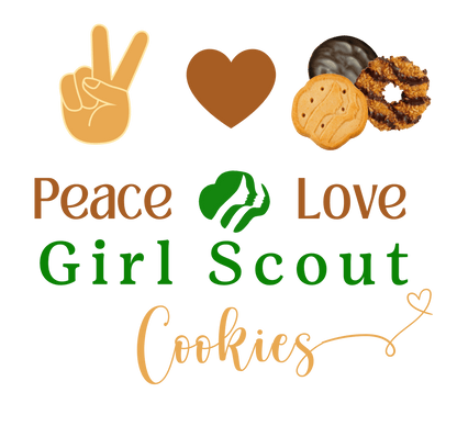 Peace, Love & Cookies Women's Tee - Spread the Love (and Cookies)! ✌️💖🍪 - Whippie's