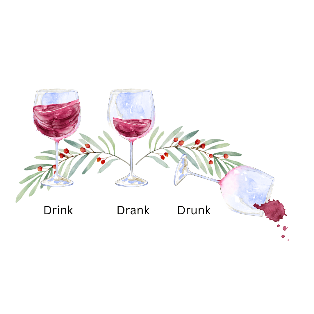 Drink, Drank, Drunk - Christmas Edition - 'Tis the Season to be Tipsy! 🍷🎄 - Women's Softstyle Tee - Whippie's