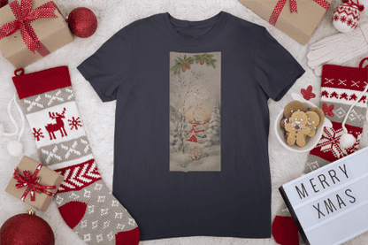 Glittery Winter Village Tee - Sparkle This Season! ✨🎄 Women's Softstyle Tee - Whippie's