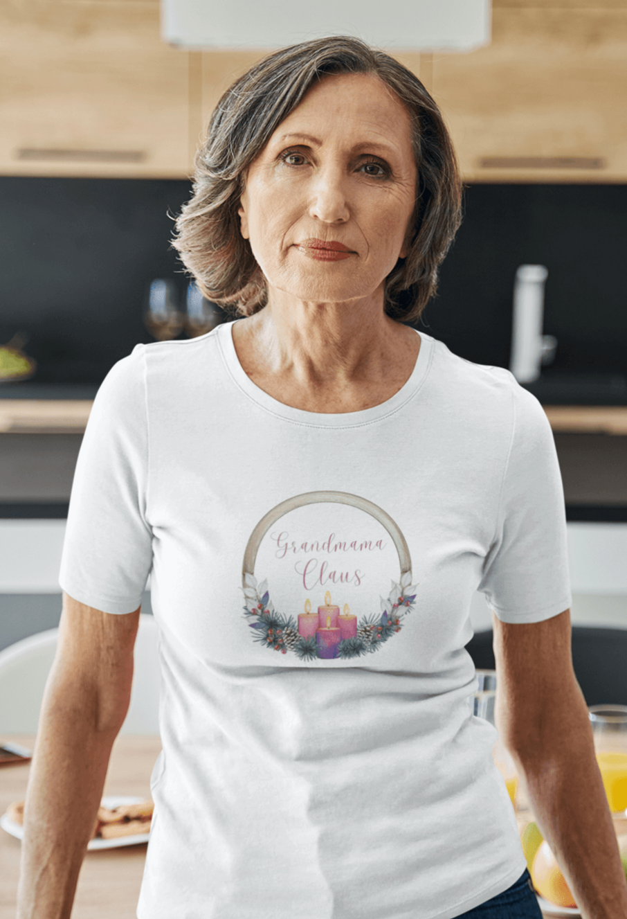 Grandmama Claus Tee - The Heart of Christmas 🤶🎄 - Women's Softstyle Tee - Whippie's