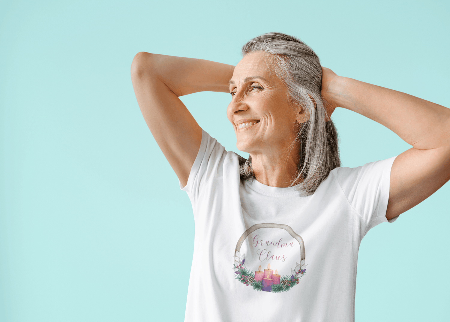 Grandma Claus Tee - Christmas Cheer! 🤶🎄 Women's Softstyle Tee - Whippie's