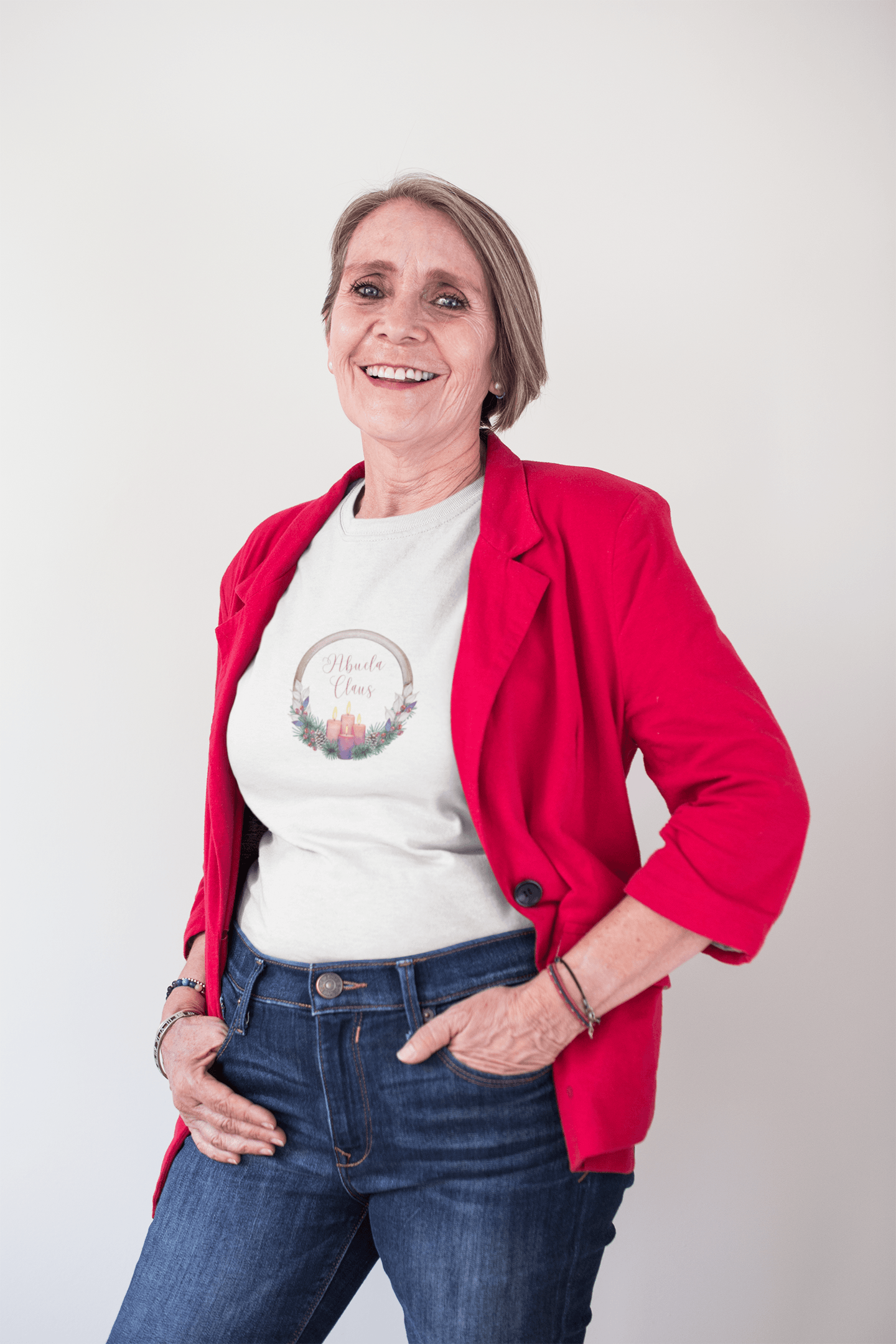 Abuela Claus Tee - Christmas Cheer! 🤶🎄 Women's Softstyle Tee - Whippie's