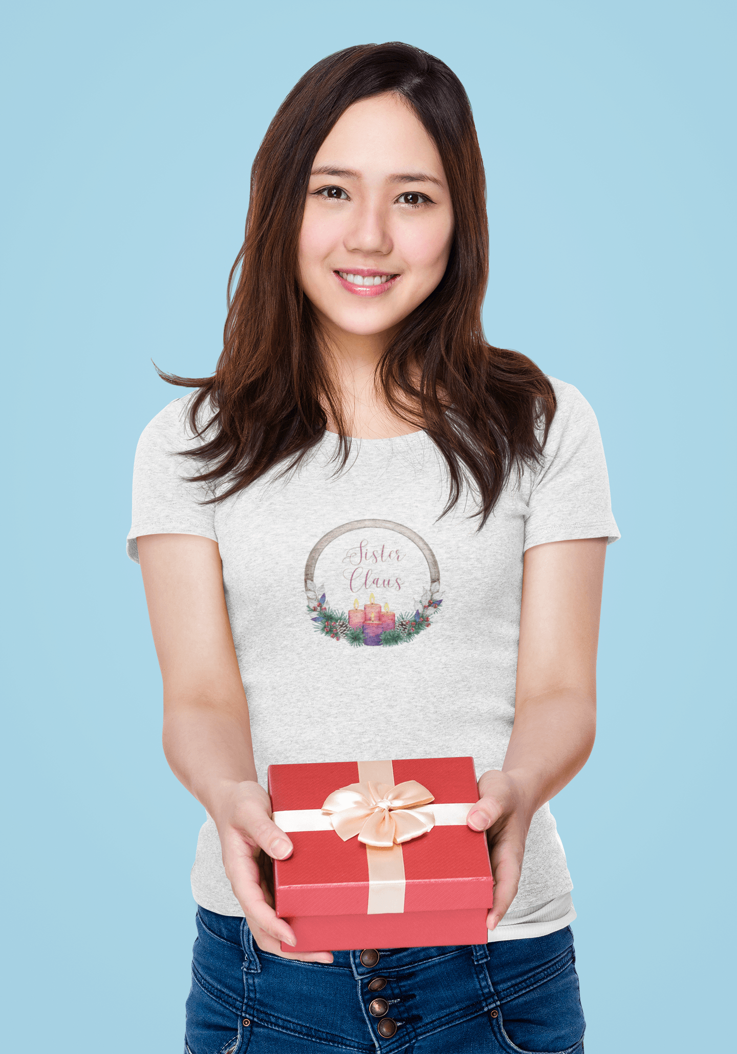 Sister Claus - Christmas Cheer! 🤶🎄 Women's Softstyle Tee - Whippie's