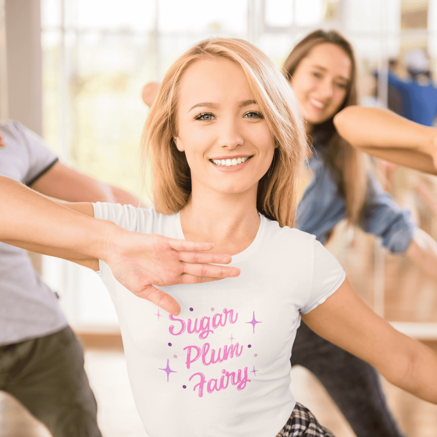 Sugar Plum Fairy - Dance Through the Holidays! ✨🩰 Women's Softstyle Tee - Whippie's