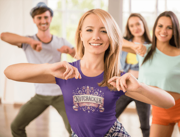 Nutcracker Crest - A Magical Christmas! 🎄 Women's Softstyle Tee - Whippie's