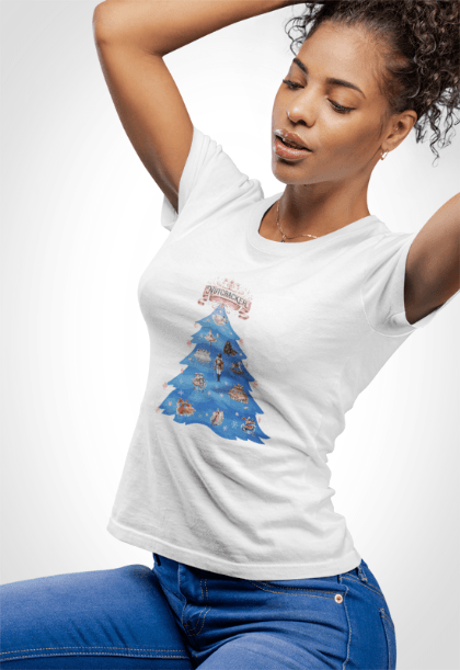 Nutcracker Christmas Tree - A Festive Affair! 🎄✨ Women's Softstyle Tee - Whippie's