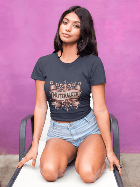 Nutcracker Crest - A Classic Christmas 🎄 - Women's Softstyle Tee - Whippie's