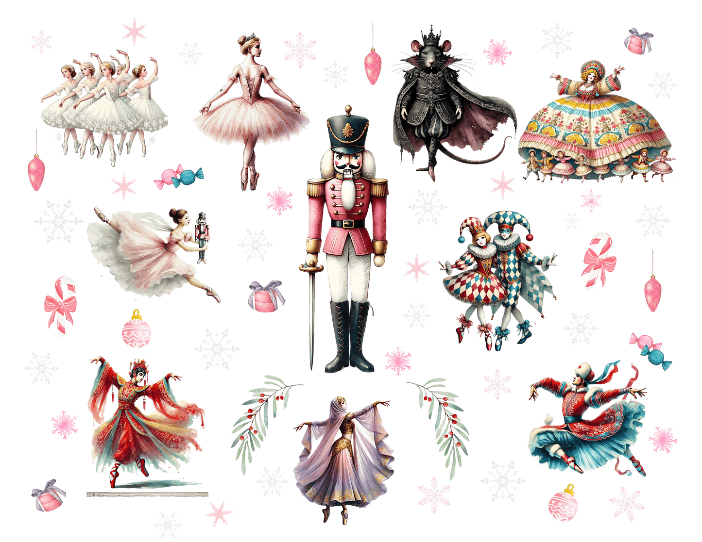 Nutcracker Magic - A Holiday Spectacle! 🎄✨ Kids Softstyle Tee - Whippie's