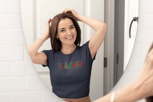 T🎄ACHER Unisex Tee - Happy Holidays from Your Favorite Teacher! 🎁 Women's Softstyle Tee - Whippie's