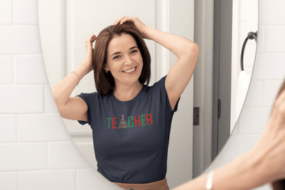 T🎄ACHER Unisex Tee - Happy Holidays from Your Favorite Teacher! 🎁 Women's Softstyle Tee - Whippie's