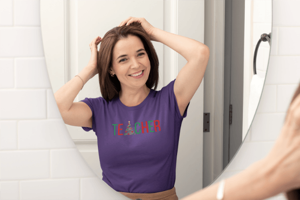 T🎄ACHER Unisex Tee - Happy Holidays from Your Favorite Teacher! 🎁 Women's Softstyle Tee - Whippie's